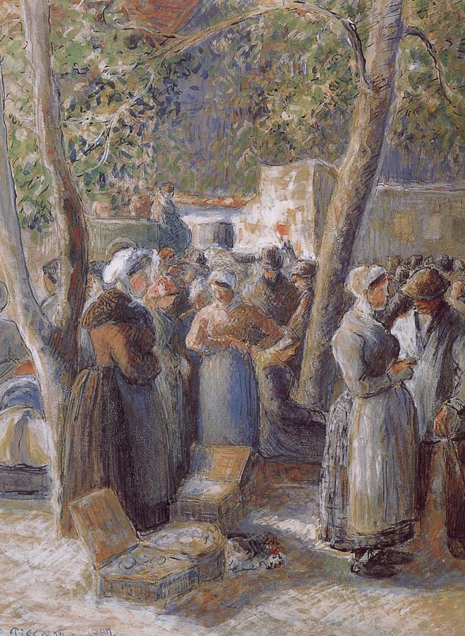 Camille Pissarro market